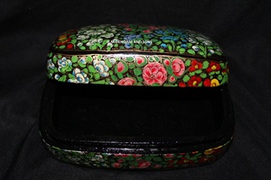 Elegant Handcrafted <b>Paper</b> Mache Jewelry & Trinket <b>Boxes</b> Timeless <b>Storage</b> with Artistic Charm - Product Image 2