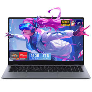 Portátil para Juegos AMD Ryzen 9, Doble Canal DDR5, SSD NVMe + HDD, 32GB+1TB, Teclado en Inglés Americano, 144Hz, Retroiluminación RGB - Product Image 1