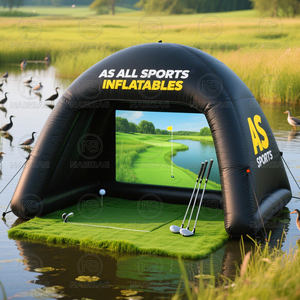 Pratique <span class=keywords><strong>Golf</strong></span> Club Net Cage Gonflable <span class=keywords><strong>Golf</strong></span> Simulateur Tente Formation En Plein Air Conduite Frapper Écran Gonflable Tente <span class=keywords><strong>Maison</strong></span> - Product Image 6