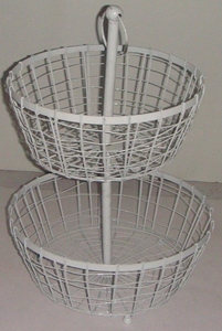 Corbeille à fruits moderne en fil métallique pour comptoir de cuisine, style nordique, en maille de fer, pour le rangement des légumes, centre de table décoratif ajouré - Product Image 2