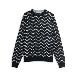 Otoño Invierno recién llegados sudadera de moda suéter de punto de manga larga prendas de punto en blanco suéter transpirable suéteres de punto - Product Image 1