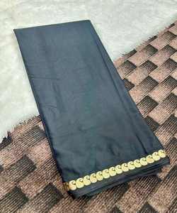 Saree inspiré de la soie avec un design en filet pour les femmes - Product Image 2