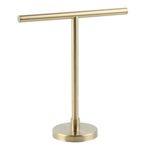 Silver Plated Metal <b>Bathroom</b> <b>Hand</b> <b>Towel</b> Stand - Product Image 5