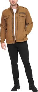 Chaqueta Vaquera de Mezclilla para Hombre, Venta Caliente, Hecha en China, al por Mayor, Corte Ajustado, Lavada, Personalizada, con Cuello Alto - Product Image 5