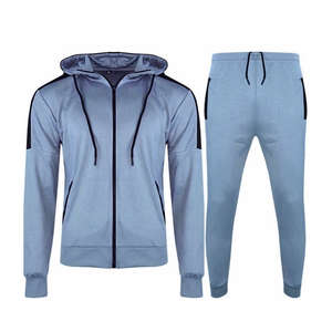 OEM Survêtements en coton Survêtement Sweat à capuche Pantalon patchwork pour hommes Survêtement Jogger Ensembles pour hommes Joggers empilés Impression numérique Adultes - Product Image 1