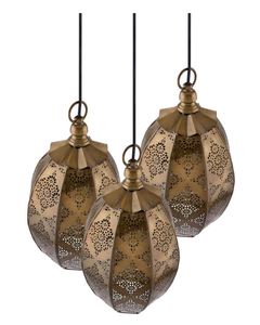 โมร็อกโกหรูหราชุบทองเหลืองโลหะโสมใบจี้แขวนโคมไฟล็อบบี้บ้านหรูหราโคมระย้า LED บาร์โรงแรมตกแต่งบ้าน - Product Image 1