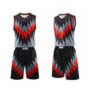 Fresco artículo personalizado Color y tamaño uniforme de baloncesto sin mangas Jersey cintura elástica pantalones cortos conjunto de baloncesto para Unisex - Product Image 1