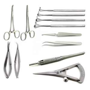 ชุดเครื่องมือผ่าตัดขนาดเล็กแบบแมนนวล ผลิตจากสแตนเลสคุณภาพเยี่ยมจากเยอรมนี ขายส่งจากโรงงาน ประกอบด้วยคีมและเข็มสำหรับการผ่าตัดด้วยมือ - Product Image 5