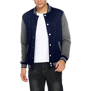 Personalice su propia marca de ropa de abrigo de estilo escolar para hombres y mujeres, chaqueta de béisbol universitaria para hombres, chaqueta de béisbol universitaria para hombres - Product Image 4