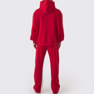 Survêtement décontracté à capuche pour homme, imprimé, poids lourd, collection hiver 2025, design personnalisé, vente en gros, OEM - Product Image 5