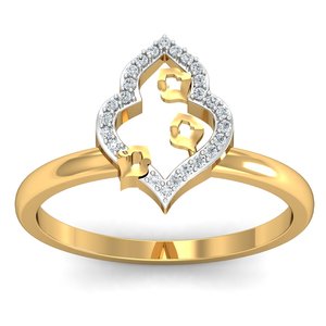 Trendy Zircon <b>Ring</b> <b>Dainty</b> Geometric <b>Rings</b> For Women Boho Brass <b>Ring</b> Recipient 18k Gold Plated Minimalist For Wholesale/OEM/ODM - Product Image 2