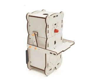 Bộ gốc OKYN-G5787 tự xây dựng cảm biến chuyển động đồng xu ăn Robot gấu gỗ tự làm đồng xu ăn Robot - Product Image 3