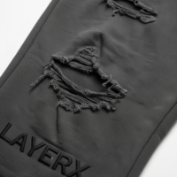 Pantalon de survêtement moulant Y2K pour femme en polyester/coton épais, style streetwear hiver, avec imprimé 3D en relief et taille élastique sans couture