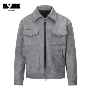 Chaqueta larga con cuello de hombre levantado - Product Image 5