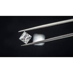 Diamante cultivado en laboratorio de princesa blanca de 3,90mm suelto para anillo, Diamante cultivado en laboratorio suelto para fabricación de joyas, anillo de aniversario de diamantes CVD - Product Image 4