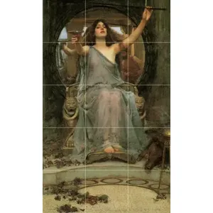 กระเบื้องเซรามิกสำหรับอาบน้ำอุปกรณ์ตกแต่งผนังศิลปะจินตนาการ #480 - Product Image 1