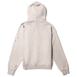 เสื้อฮู้ดดี้ผ้าฝ้าย 100% คุณภาพสูง ผลิตตามสั่ง สไตล์ดิสเทรส สำหรับผู้ชาย ไซส์พลัส เสื้อฮู้ดดี้แฟชั่นทันสมัยสำหรับผู้ชาย - Product Image 2