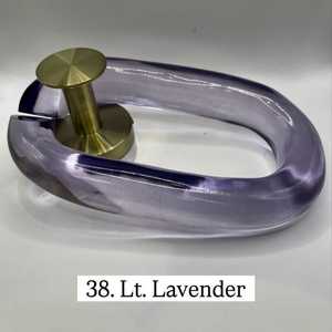 Colgante de pared de Arte de eslabones de cadena de resina epoxi transparente grande colorido para proyectos personalizados - Product Image 6