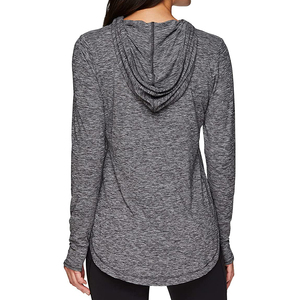 เสื้อสเวตเตอร์คอตตอนมีฮู้ดสำหรับสตรีทแวร์ผ้าฟลีซแบบสวมหัวมีสีซับในสำหรับผู้หญิง XS Size - Product Image 4