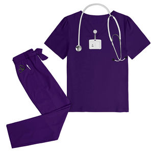 Uniforme de enfermera Conjunto de uniformes de hospital Logotipo personalizable Elástico Nuevos uniformes de enfermera para mujeres y hombres Tamaño XL Scrub - Product Image 2