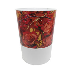 Nouveauté : Pot de fleurs en fer éco-responsable, durable, de luxe, avec finition émaillée, moderne, pour la décoration de la maison et du salon - Product Image 1