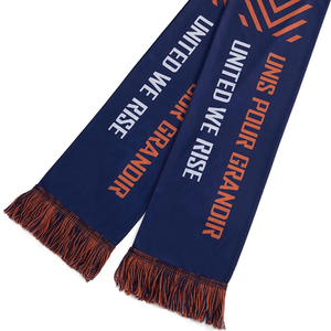 Bufandas de Fútbol Personalizadas Impresas de Alta Calidad al por Mayor, Venta de Fábrica, Bufanda de Fútbol para Fanáticos, Logotipo Personalizado e Impresión - Product Image 4