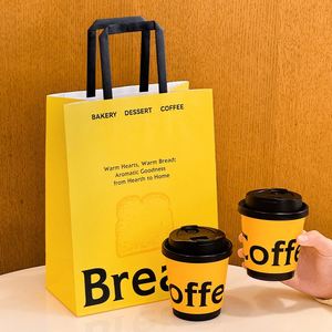 Túi cà phê tùy chỉnh Kraft phẳng xử lý tùy chỉnh bán buôn nâu cho món quà cup tùy chỉnh thực hiện Kích thước giá rẻ Vàng túi giấy - Product Image 4