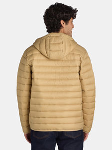 Veste matelassée d'hiver de haute qualité pour hommes, grande taille, conception gonflée surdimensionnée, toile à capuche, col montant avant, dernier style - Product Image 4