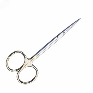 Lame courbe Instrument médical léger pansement chirurgical professionnel en acier inoxydable Ciseaux à iris Ciseaux à iris droits - Product Image 3