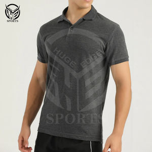 Concevez votre propre marque personnalisée de polos de golf à manches courtes polo en polyester spandex pour hommes - Product Image 6