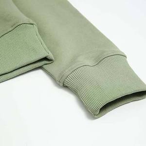 Sudadera Corta de Algodón de Color Sólido de Nuevo Diseño, Precio al por Mayor para Mujer, Sudadera Corta Informal y Transpirable con Cuello Redondo para Mujer - Product Image 4