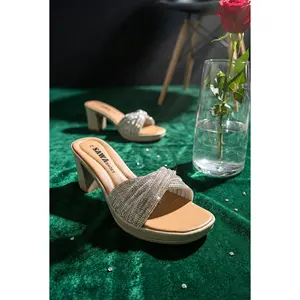 Zapatos de Tacón Alto para Mujer con Tacones Finos de 5 cm, Zapatos de Novia con Punta Puntiaguda y Decoración de Pedrería, Modelo 747 S - Product Image 2