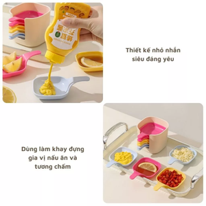 Pot à sauce en plastique réutilisable avec couvercle étanche Petit récipient à condiments pour la préparation des repas Porte-sauce en PP OEM/ODM Manufacture du Vietnam - Product Image 5