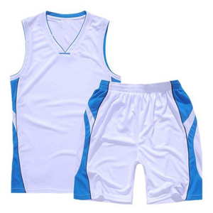 ชุดบาสเก็ตบอลแบบสวมใส่สบายสำหรับทีมชาย  ชุดแข่งพร้อมกางเกงขาสั้น  ผ้าโพลีเอสเตอร์ 100%  แบบซับลิเมชั่น  สำหรับเยาวชน - Product Image 2