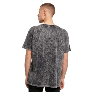 T-shirts pour hommes en jersey 100% coton lourd, col rond, avec logo personnalisé, effet délavé, fabriqués au Pakistan, coupe oversize, prix bas. - Product Image 2