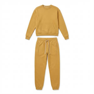 ชุดเซ็ทเสื้อฮู้ดดี้และกางเกงจ็อกเกอร์ผ้าเฟรนช์เทอร์รี่สองชิ้นสำหรับผู้หญิง ผู้ผลิตชุดกีฬาแบบกำหนดเอง - Product Image 2