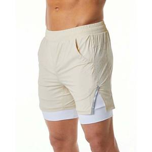 Precio de fábrica, nueva tendencia, ropa de hombre, pantalones cortos para correr, secado rápido, algodón, poliéster, ropa de calle, pantalones cortos de entrenamiento con bolsillo - Product Image 3