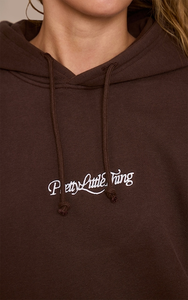 Sweat-shirt à capuche personnalisé avec logo imprimé sur le devant, broderie personnalisée, manches longues, hiver, femme - Product Image 3