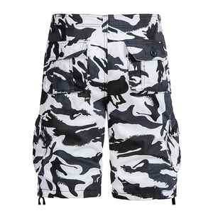 Pantalones cortos Cargo informales para hombre, pantalones cortos Cargo de algodón transpirable con múltiples bolsillos para verano, playa, deporte - Product Image 4