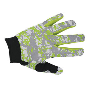 Gants de moto haute performance anti-impact antidérapants compatibles avec les écrans tactiles en cuir à doigts entiers avec fermeture à boucle et crochet unisexe - Product Image 4