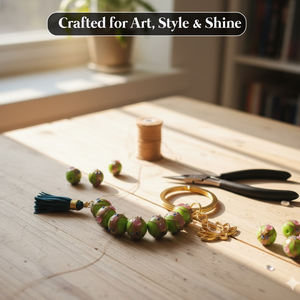 Perles en verre Lamp Work pour la fabrication de bijoux et la décoration, emballées en boîte, plusieurs tailles, 16 mm - Product Image 4