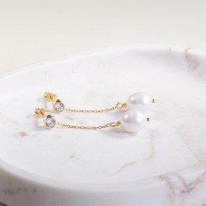 ต่างหูห้อยไข่มุก925เงินสเตอร์ลิง14K ต่างหูห้อยชุบทองเครื่องประดับสำหรับงานแต่งงานต่างหูที่สง่างามสำหรับผู้หญิง - Product Image 5