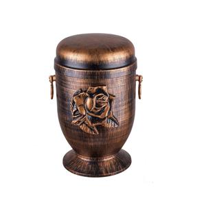 Urnes de crémation au design magnifique, urnes pour adultes, pots pour cendres commémoratives, récipient en métal pour les services funéraires - Product Image 1