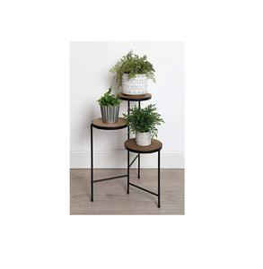 Support de pot de fleur en métal pliable et peu encombrant pour les coins intérieurs, les jardins ou les balcons d'appartement avec charme - Product Image 3