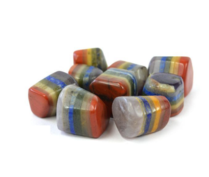 Meilleure qualité Offre Spéciale cristal naturel 7 Chakra tumbling pierre Reiki pierre de guérison cristal multicolore tumbling - Product Image 3