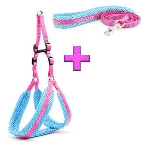Pettorina di Lusso Semplice e Traspirante in Nylon e PU Imbottita per Cani e Gatti, Motivo Floreale, Taglia XL - Product Image 3