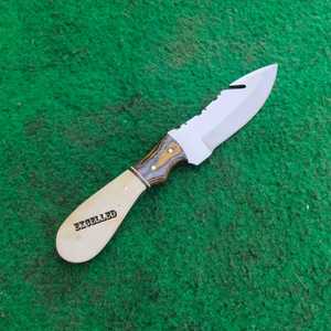 Hot Bán Tùy Chỉnh J2 Thép Săn Bắn Dao Handmade Cố Định Lưỡi Skinner Dao Với 3Mm Độ Dày Pakka Gỗ Và Xương Xử Lý - Product Image 5