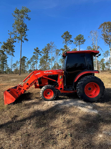 Pour L4060 4WD tracteur de marche Mini tracteur de jardin et de ferme avec moteur de boîte de vitesses de moteur 42HP entraînement par engrenages d'état neuf et d'occasion - Product Image 4