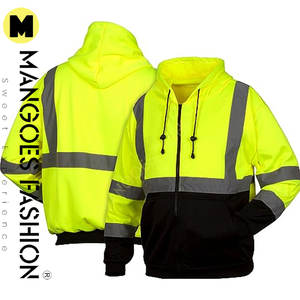 Sudadera con Capucha de Seguridad Impermeable de Alta Calidad para Hombre, ANSI Clase 1, con Logotipo Personalizado para Trabajo, Deportes y Ropa Urbana - Product Image 6