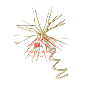 Décoration de table de Noël en gros Objet en métal fini doré pour arbres de Noël - Product Image 3